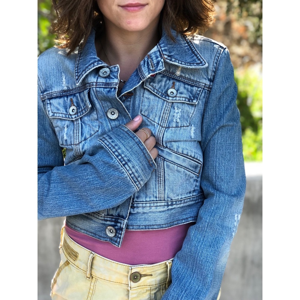 Castro Women’s Petite Classic Jean Jacket